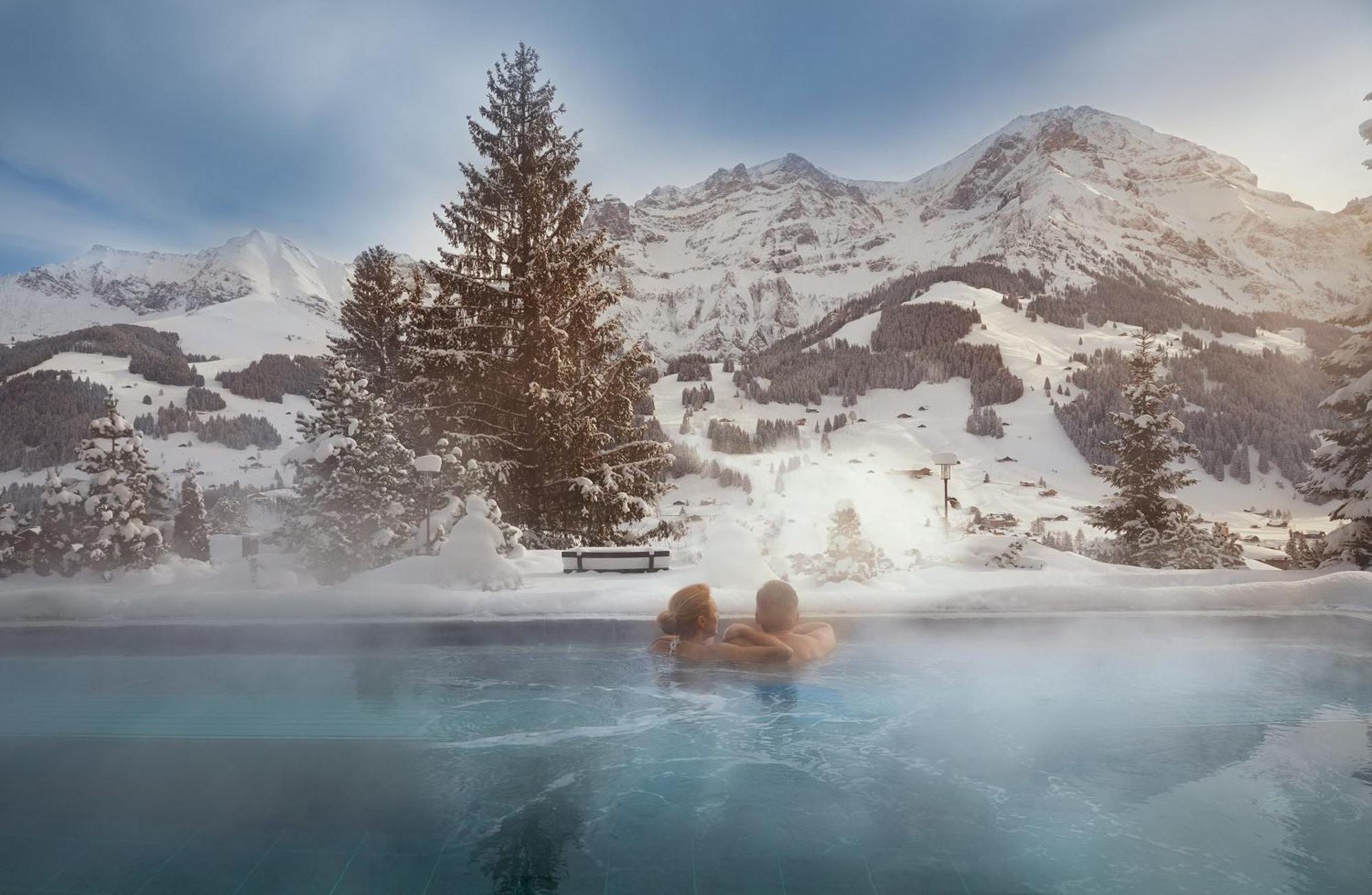 Bellevue Parkhotel & Spa - Relais & Chateaux Adelboden Buitenkant foto