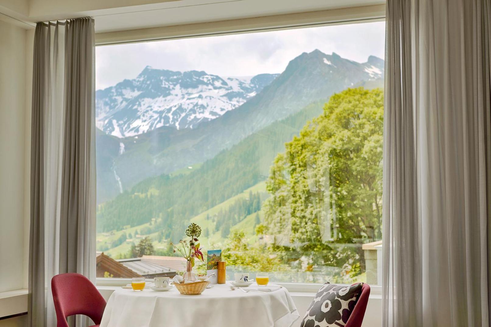 Bellevue Parkhotel & Spa - Relais & Chateaux Adelboden Buitenkant foto