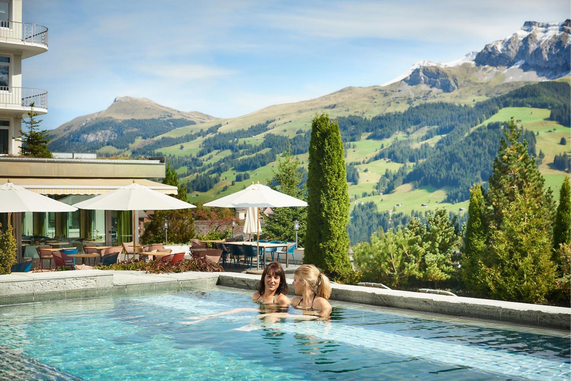 Bellevue Parkhotel & Spa - Relais & Chateaux Adelboden Buitenkant foto